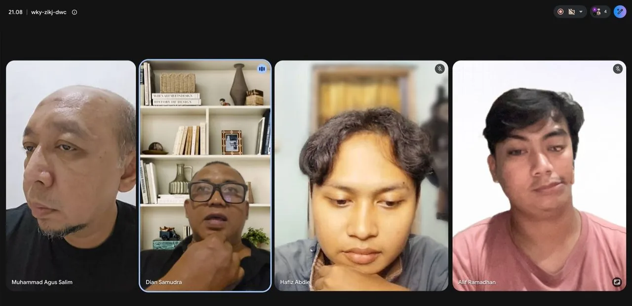 Pendampingan dan review online lintas tim